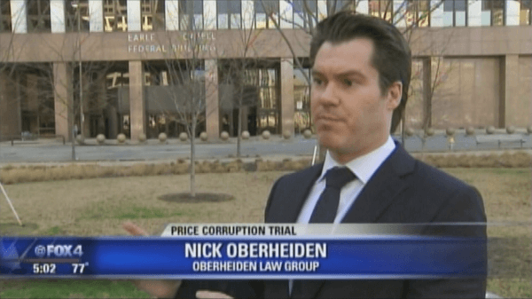 Nick Oberheiden, an attorney handling federal defense cases in Little Rock.